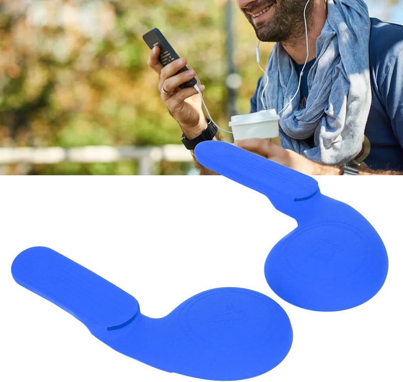 woobles Replacement VR Silicone Earmuffs, Durable Silicone Earmuffs for Quest 2(Blue) - Image 3